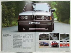 1981 BMW Motor Cars in a Class of Their Own Sales Brochure M1 3 5 6 7 Series