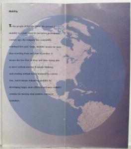1993 Daimler-Benz Moving What Matters in America Promotional Brochure
