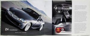 2003 BMW Full Lines Sales Brochure Alpina Roadster Z4 X5 3 5 7 Series M Cars