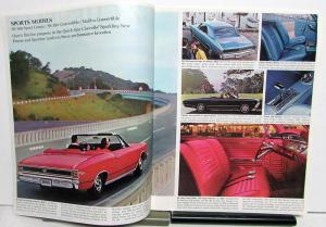 1967 Chevrolet Chevelle SS 396 Malibu 300 Deluxe Concours Wagon Brochure Revised