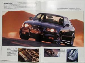 1995 BMW 3 Series Coupe Sales Brochure