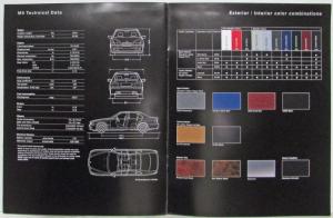 2001 BMW M5 Sales Brochure