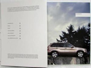 2006 BMW X5 Sports Activity Vehicle Prestige Sales Brochure