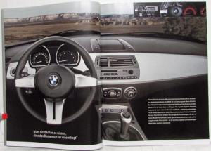 2003 BMW Z4 Roadster Prestige Sales Brochure - German Text