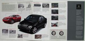 2005 Mercedes-Benz C-Class Accessories Accordion Style Sales Folder