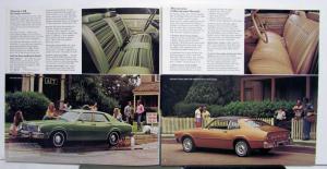 1976 Ford Maverick 2 Door 4 Door Specifications XL Sales Tri-Folder