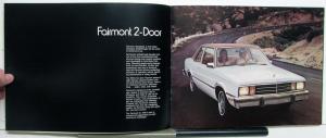 1978 Ford Fairmont Station Wagons Specifications Paint Chips Sales Brochure