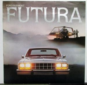 1978 Ford Fairmont Futura Features Options Specs Sales Brochure