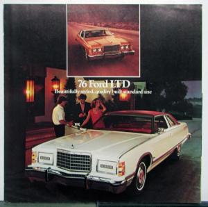 1976 Ford LTD Brougham Landau Features Options Specs Sales Brochure