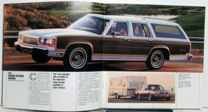 1990 Ford LTD Crown Victoria Color Trims Options Specs XL Sales Brochure