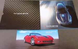 2009 Chevrolet Corvette Dealer Prestige Brochure Set Z06 ZR1 Coupe Convertible