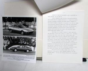 1989 Ford Probe News From The World Of Ford Press Kit