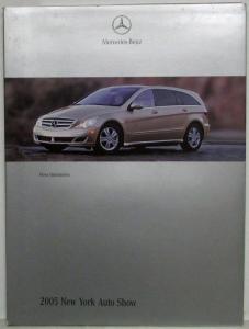2005 Mercedes-Benz R-Class New York Auto Show Media Information Press Kit