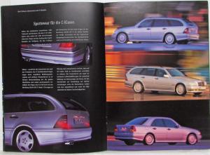 1997 Mercedes-Benz AMG More Emotions per Kilometer Sales Brochure - German Text