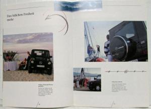 1997 Mercedes-Benz G-Class Turbodiesel Sales Brochure - G320 G300 - German Text