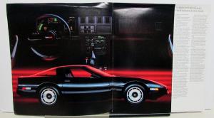 1985 Chevrolet Corvette Dealer Large Sales Brochure