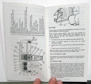 1978 Chevrolet Corvette Owners Manual Care & Operation Instructions Reproduction