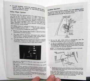 1978 Chevrolet Corvette Owners Manual Care & Operation Instructions Reproduction