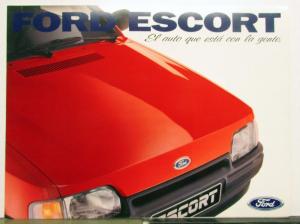1992 Ford Escort Specifications Options Sales Tri-Folder SPANISH TEXT