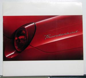 2002 Ford Thunderbird Paint Chips Diagrams Specifications Sales Brochure