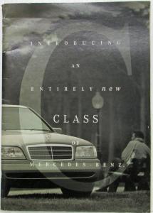 1993 Mercedes-Benz Introduction to an Entirely New C-Class Large Sales Brochure