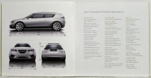 2008 Saab 9-X BioHybrid Geneva Motor Shows Media Information Press Kit