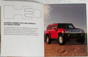 2006 Hummer H3 Media Information Press Kit