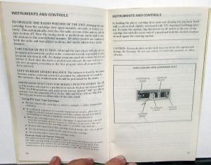 1977 Ford Mustang II Owners Manual Care & Operation Guide Booklet Original