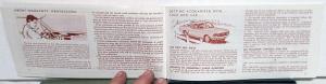 1968 Ford Mustang Owners Manual Care & Operation Guide Booklet Reproduction