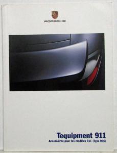 2002 Porsche 911 Type 996 Models Tequipment Accessories Sales Brochure - French