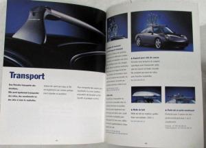 2002 Porsche 911 Type 996 Models Tequipment Accessories Sales Brochure - French