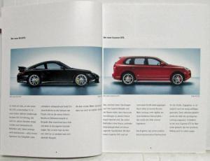 2008 Porsche Models Sales Brochure with Price Sheet - German Text