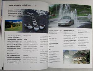 2002 Porsche Driving Experience Brochure Booklet -  French Text