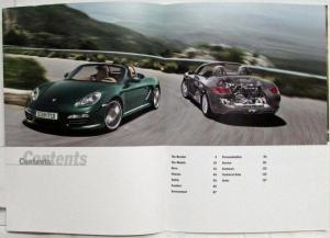 2008 Porsche New Boxster Small Format Prestige Sales Brochure