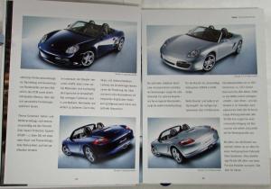 2006 Porsche Boxster Prestige Sales Brochure Hardback Book - German Text