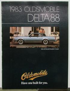 1983 Oldsmobile Delta 88 Royale Brougham Equipment Diagrams Options Brochure