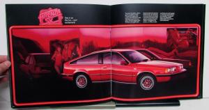 1985 Oldsmobile Calais Firenza Cruiser Options Accessories Sales Brochure