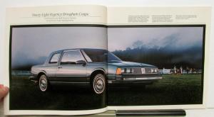 1985 Oldsmobile 98 Regency Delta 88 Royale Toronado Custom Cruiser Brochure