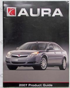 2007 Saturn Aura Dealer Salesman Product Guide