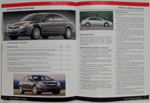 2007 Saturn Aura Dealer Salesman Product Guide