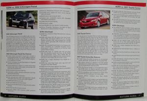 2007 Saturn Aura Dealer Salesman Product Guide