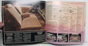 1985 Oldsmobile Cutlass Supreme Ciera Cruiser Options Sales Brochure