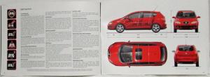 2008 SEAT Altea Sales Brochure - UK Market