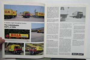 1983 DAF Trucks Magazine Construction UK Market