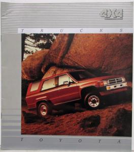 1987 Toyota Trucks Sales Brochure - Canadian - 4Runner Pickup