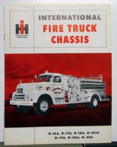 1956 International Haarvester Fire Truck Chassis R Series Diagrams Sale Brochure