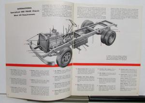 1956 International Haarvester Fire Truck Chassis R Series Diagrams Sale Brochure