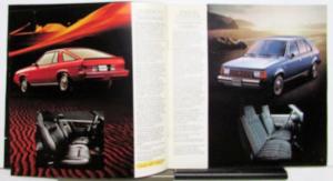 1980 Plymouth Horizon Diagrams Options Sales Brochure