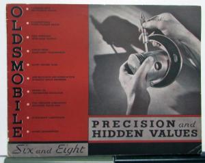 1932 Oldsmobile Six Eight Specifications Options Brochure