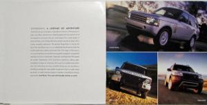 2003 Land Rover Product Guide Sales Brochure